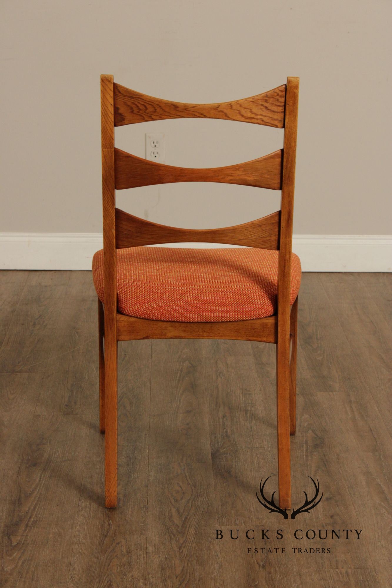 Lane 'Rhythm' Set of Six Mid Century Walnut Dining Chairs