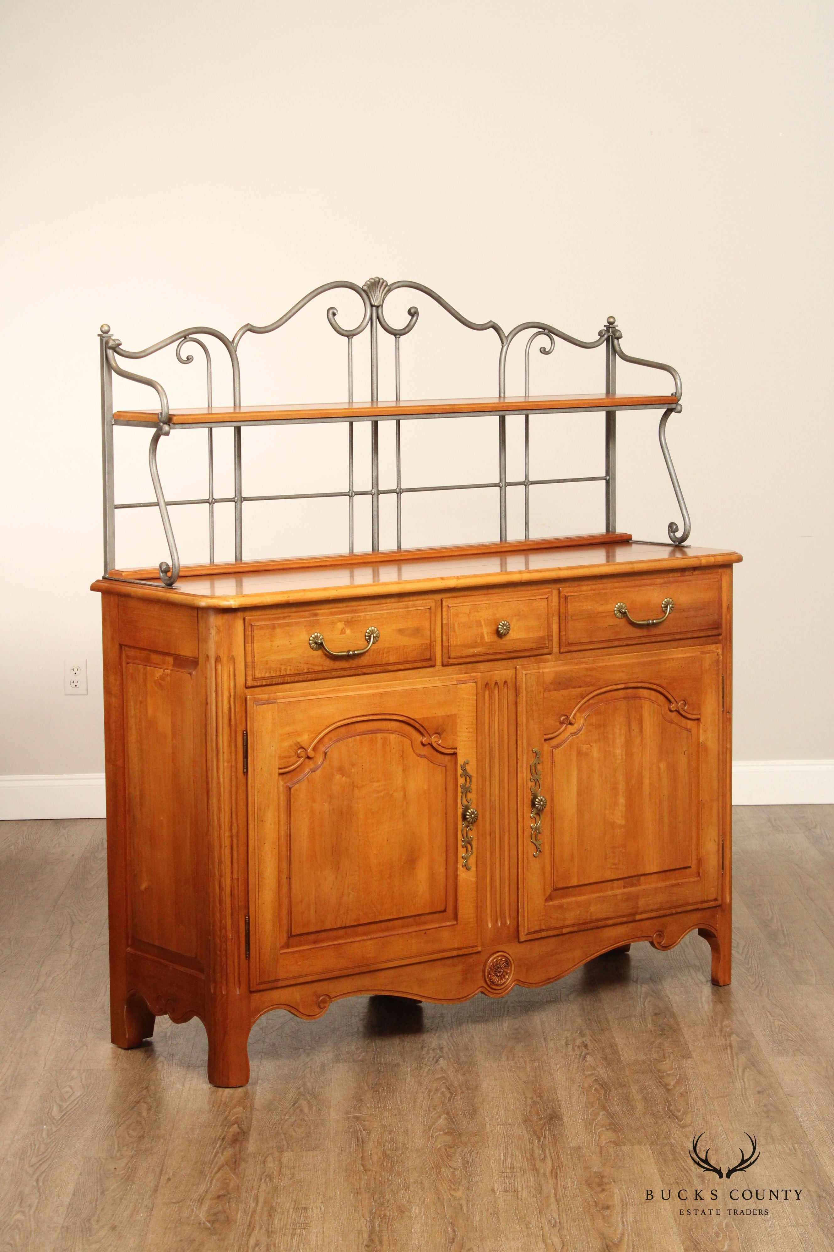 Ethan Allen French Country Style Maple Sideboard