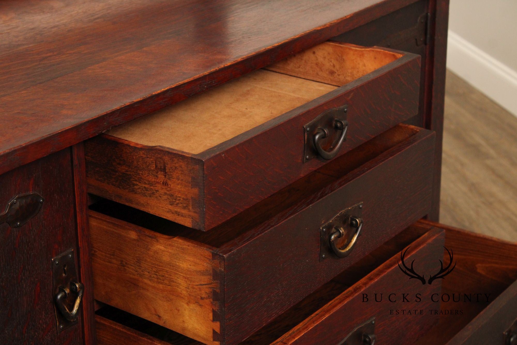 Gustav Stickley Antique Mission Oak Sideboard