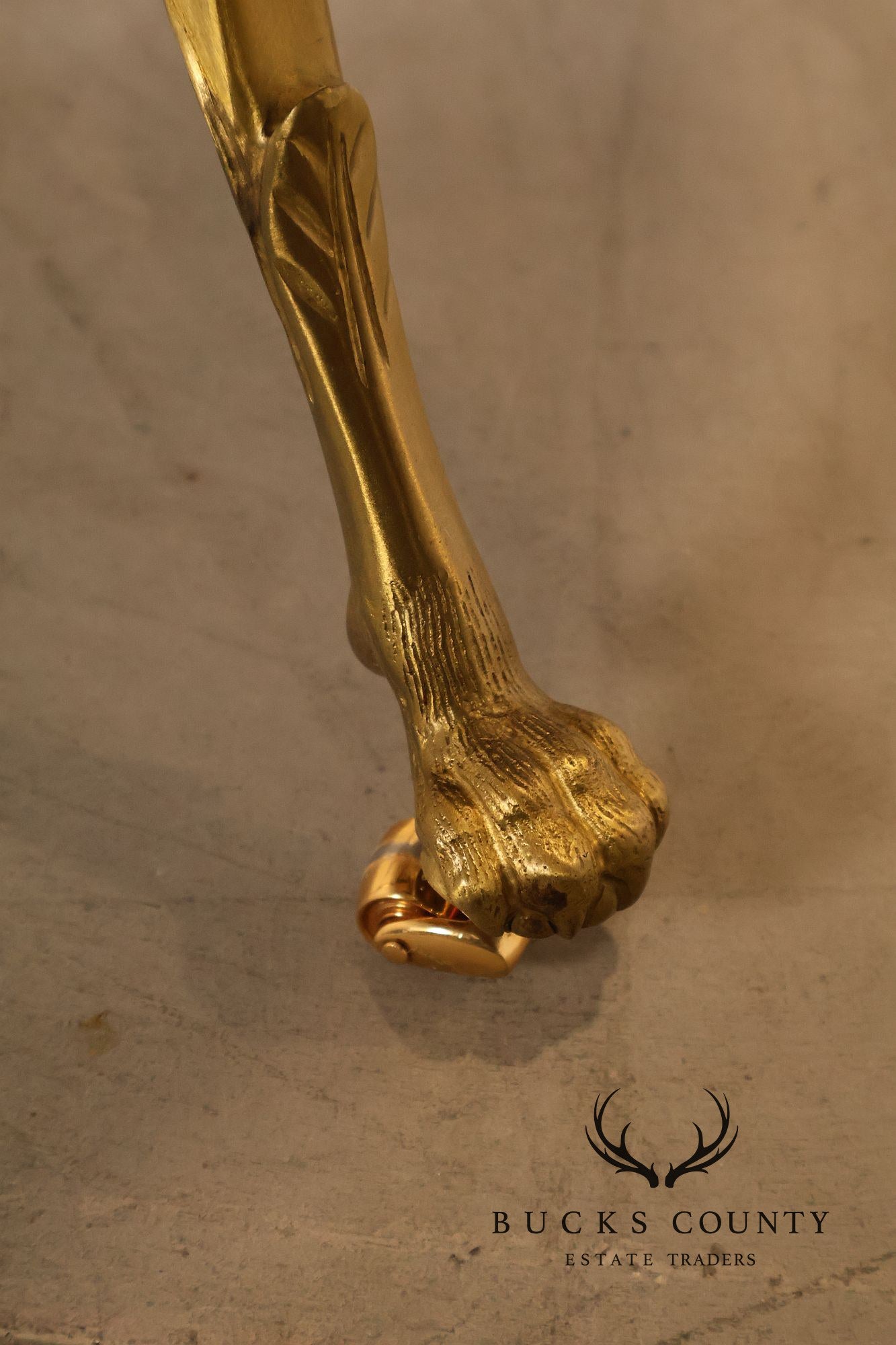 Neoclassical Style Pair of Marble Top Gueridon Side Tables