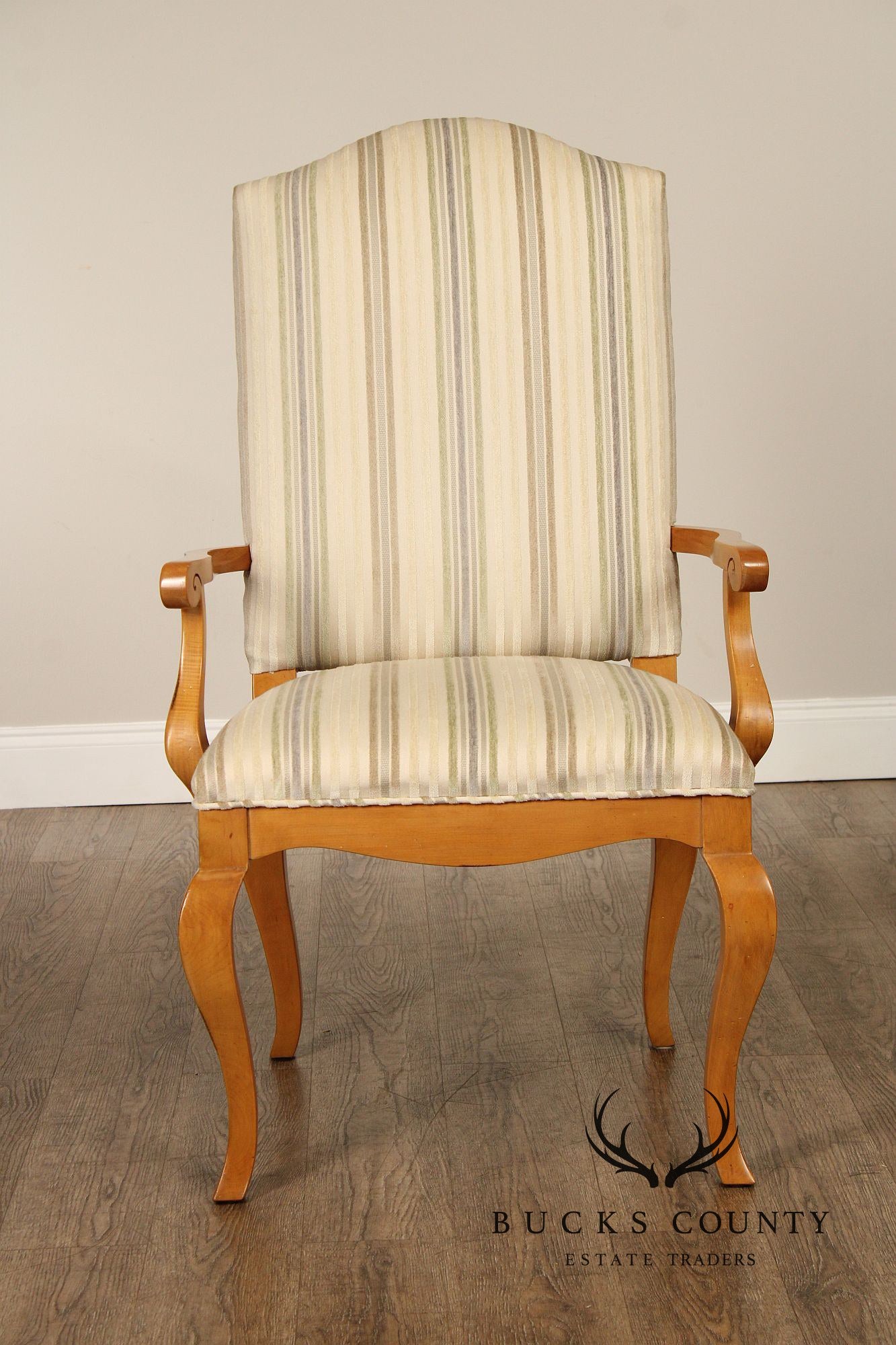 Ethan Allen French Country Style Pair of Armchairs