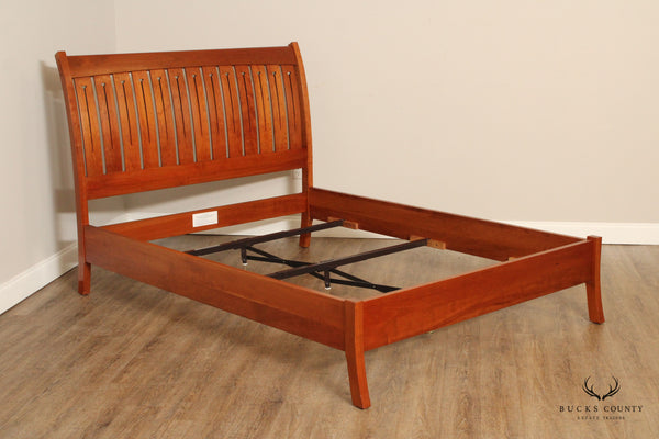 Stickley Mission Style Cherry Queen Size Sleigh Bed