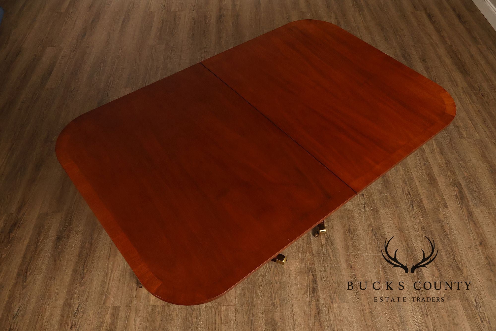 Federal Style Double Pedestal Mahogany Dining Table