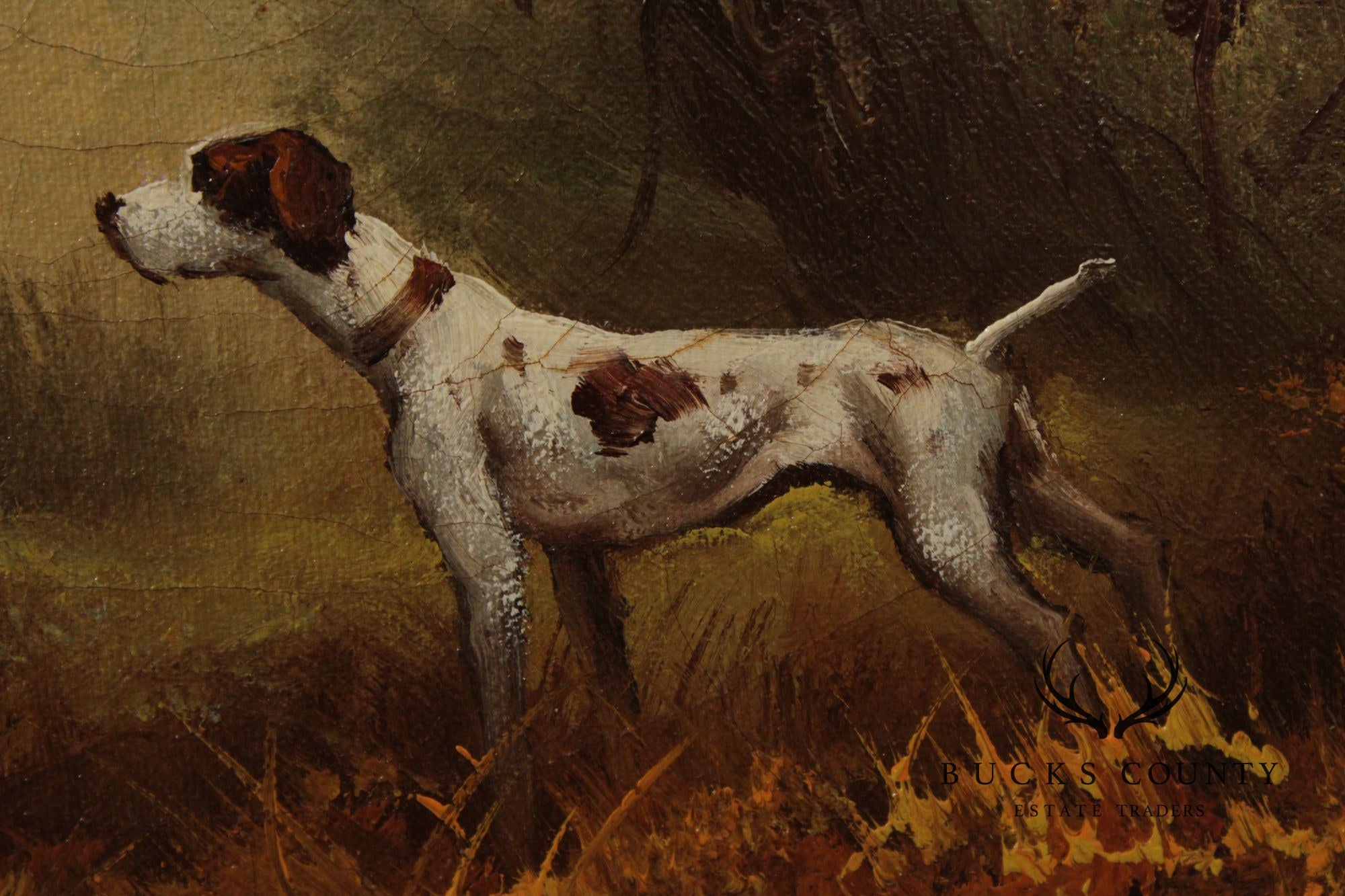 Hoffman English Traditional Oil Painting, Pheasant Hunt