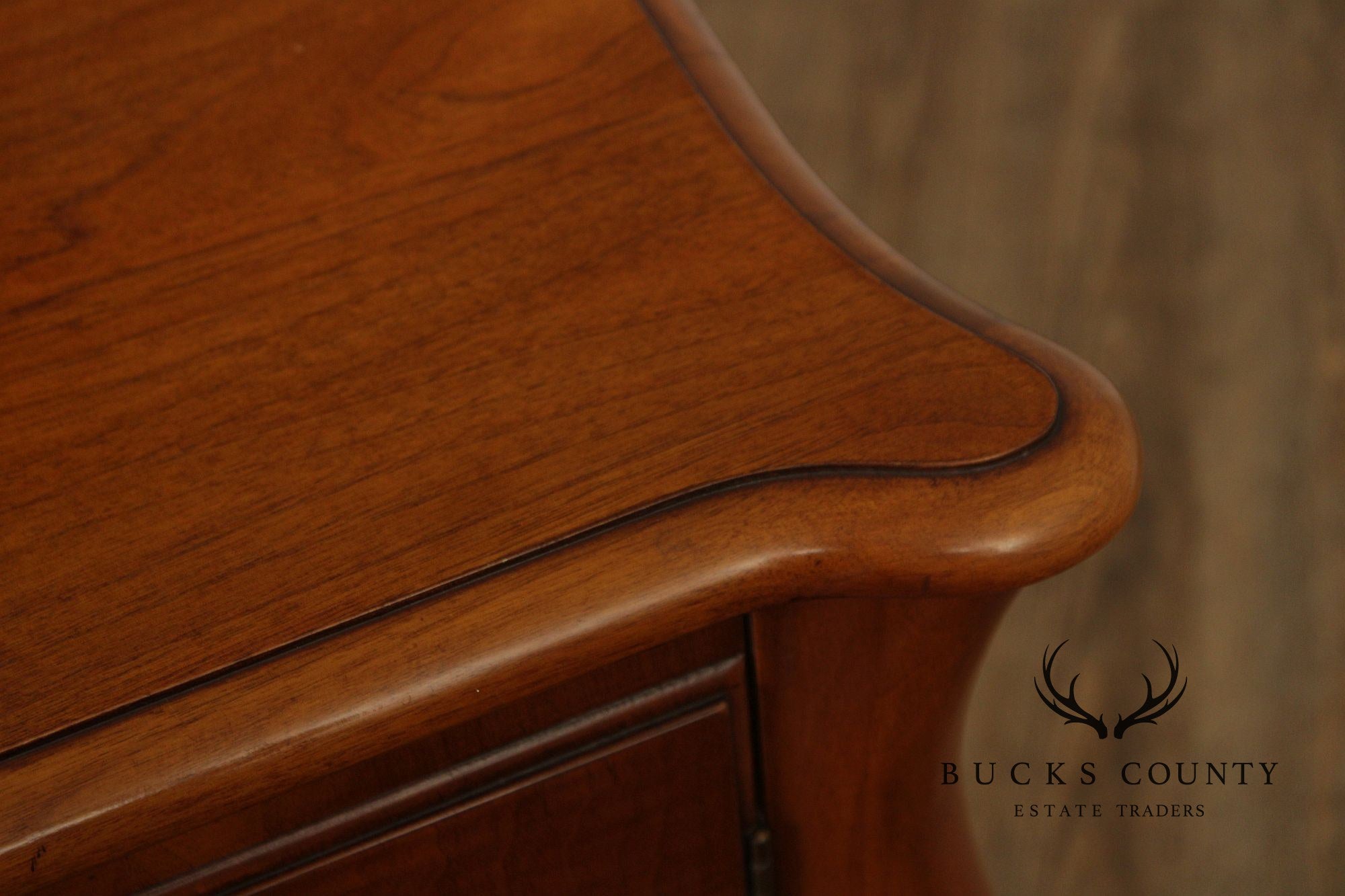 Vintage French Provincial Walnut Sideboard Buffet