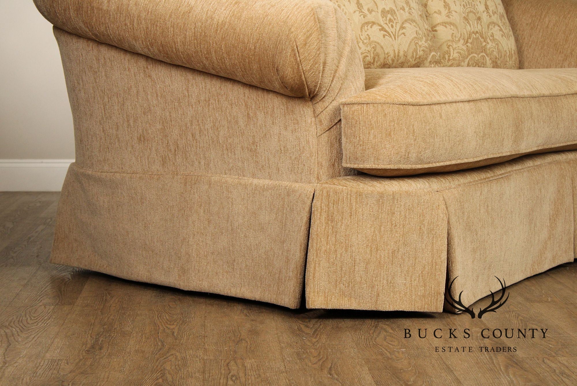 Custom Quality Traditional Upholstered Sofa