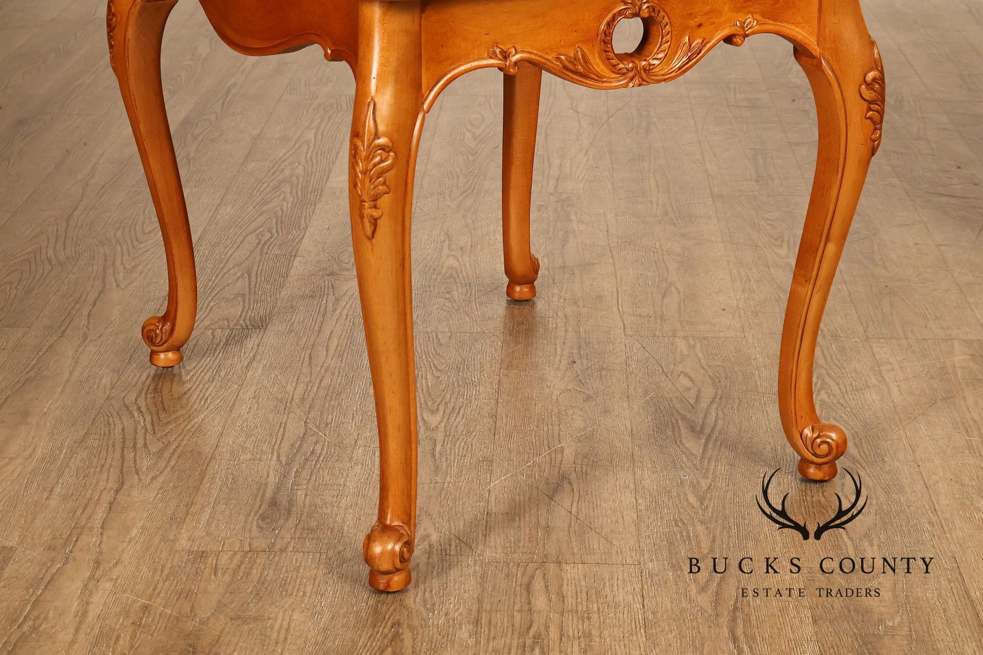 Ethan Allen Legacy Collection French Louis XV Style Pair Of End Tables