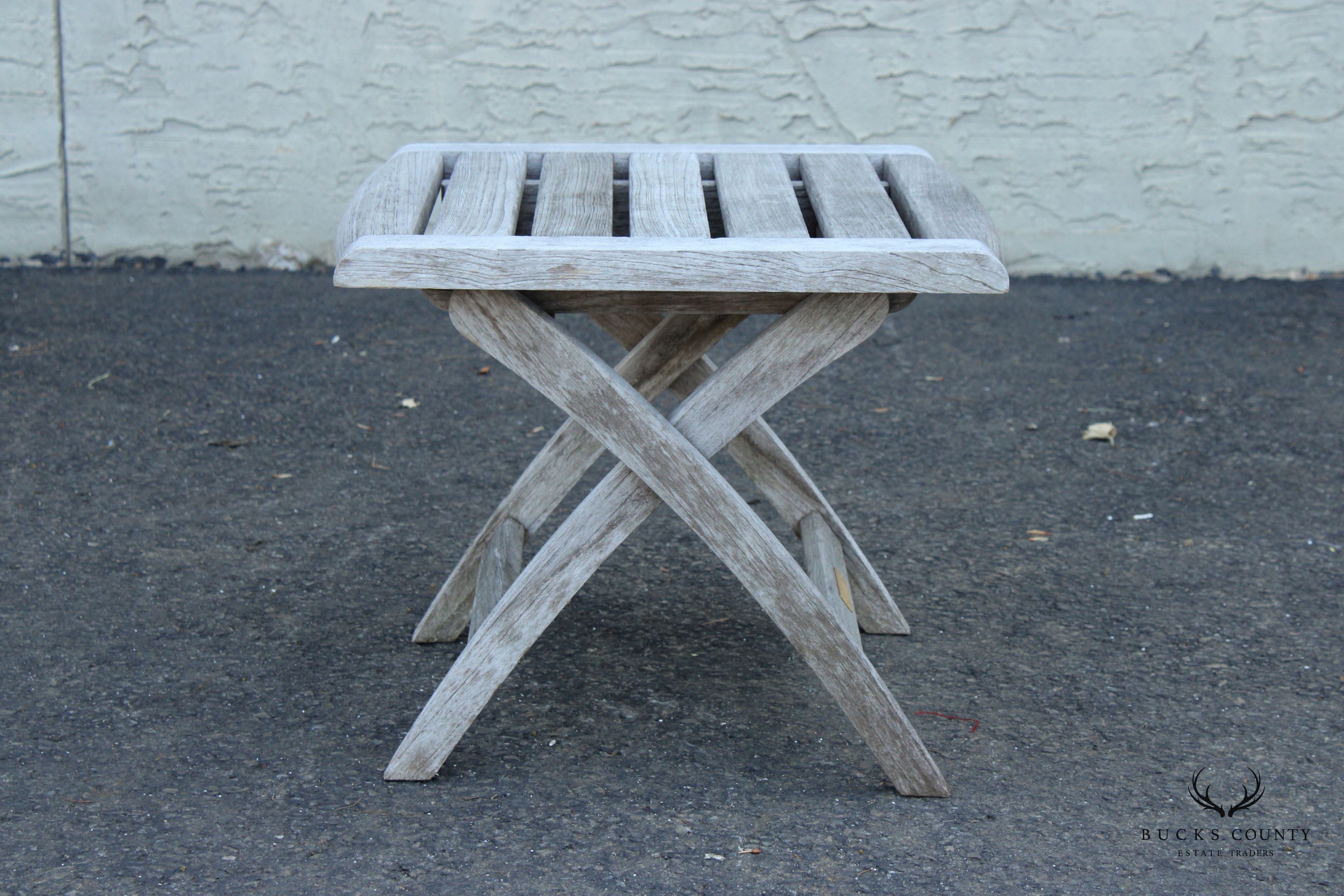 Kingsley-Bate Outdoor Patio 'St. Tropez' Teak Side Table