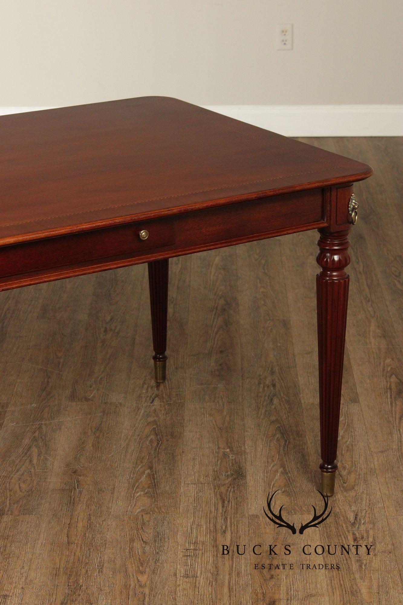 Lexington Palmer Home Collection Mahogany Neoclassical Writing Table Desk
