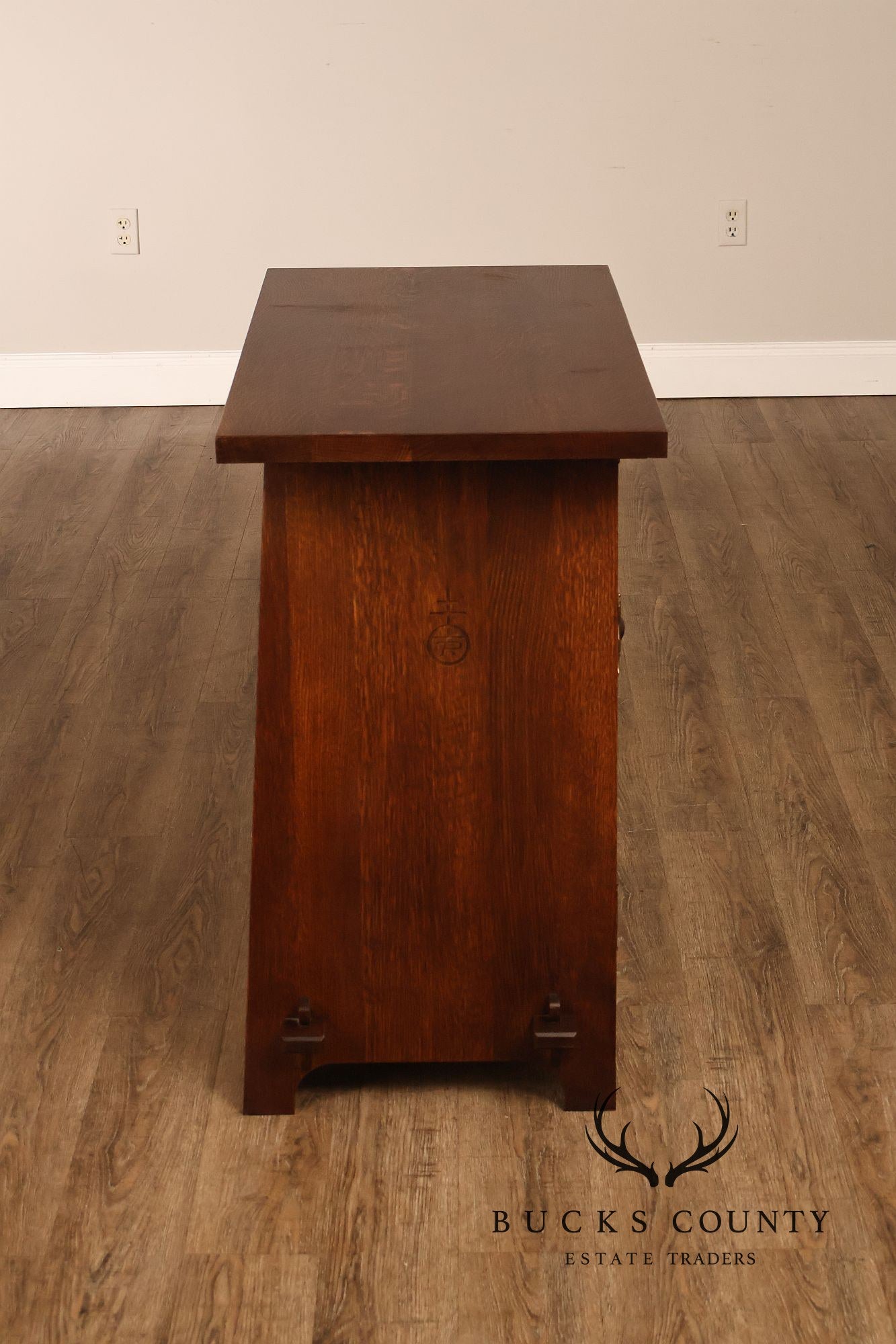 Stickley Roycroft Reissue Mission Oak Cellarette Cabinet