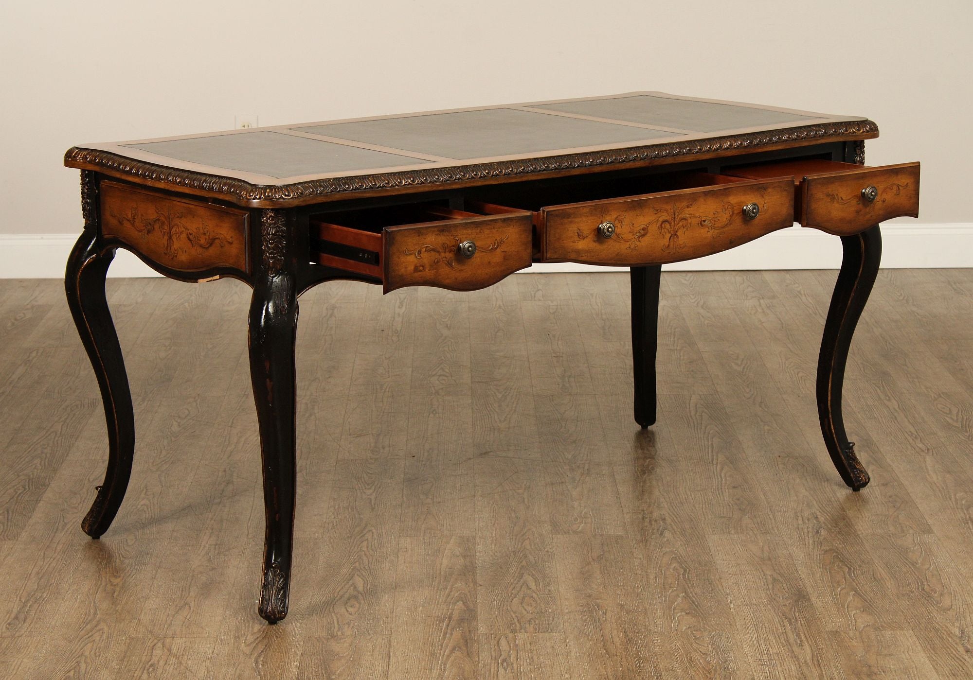 Hooker Furniture Louis XV Style Leather Top Desk