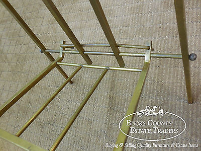 Mid Century Vintage Italian Brass Folding Collapsible Easel