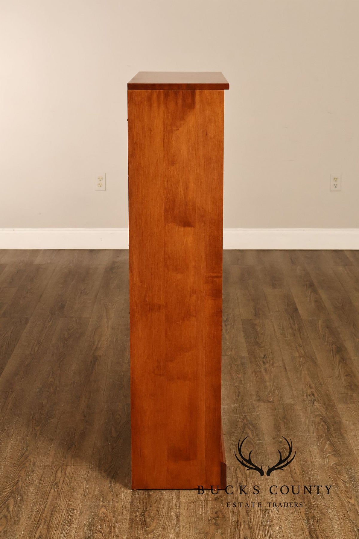 Ethan Allen 'Country Colors' Maple Open Bookcase