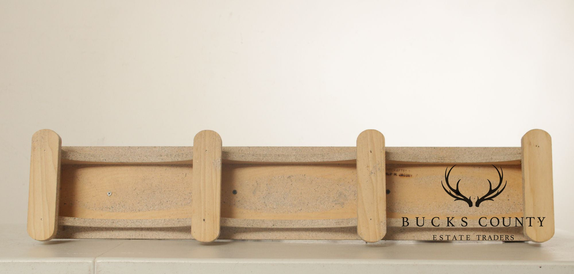 Philip Jacoby Carved Wood Model Train