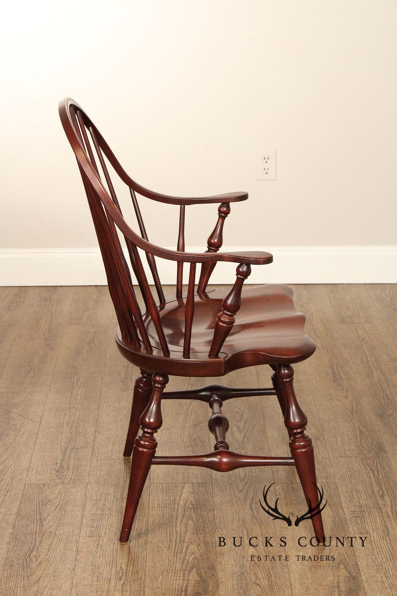 E.R. Buck Solid Maple Windsor Armchair