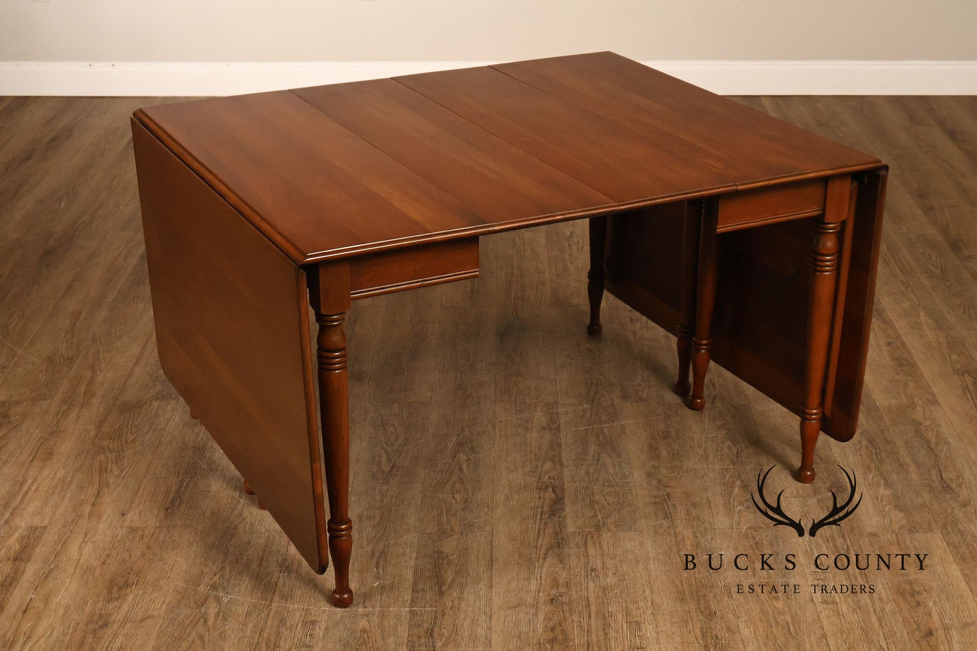 Pennsylvania House Cherry Drop Leaf Dining Table With Leaves