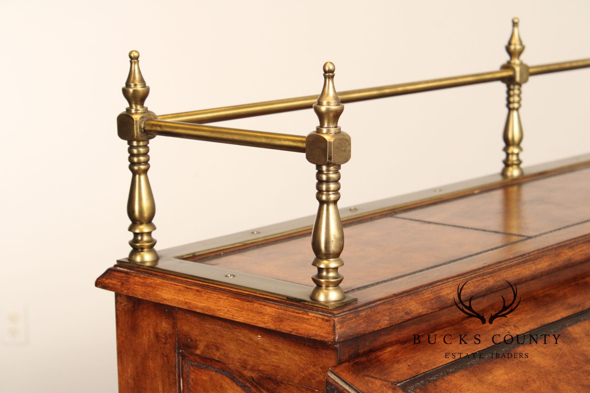Thomasville Ernest Hemingway Slant Front Writing Desk and Chair