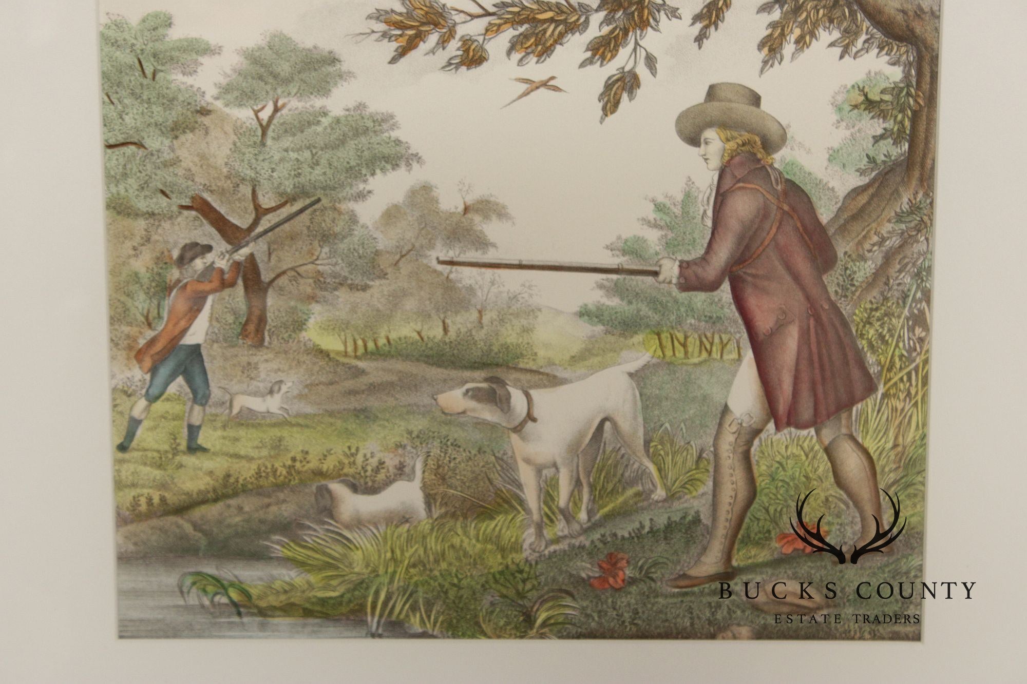 George Morland Pair of Prints, Game Hunt Scenes