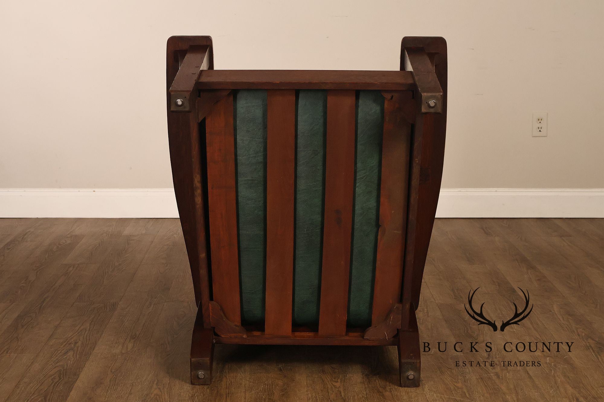 Limbert Arts & Crafts Antique Mission Oak Lounge Chair And Rocking Chair