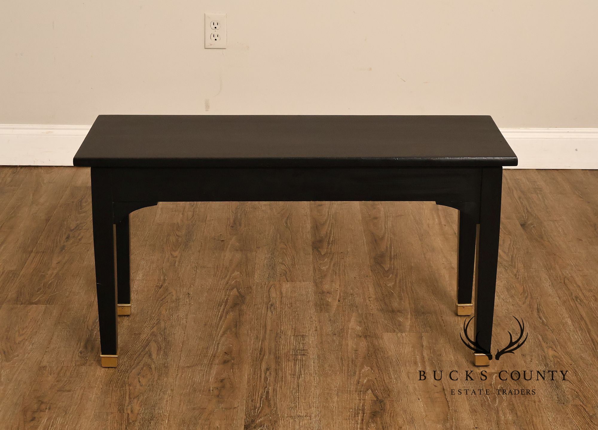 Kurtzman Ebonized Grand Piano And Duet Bench