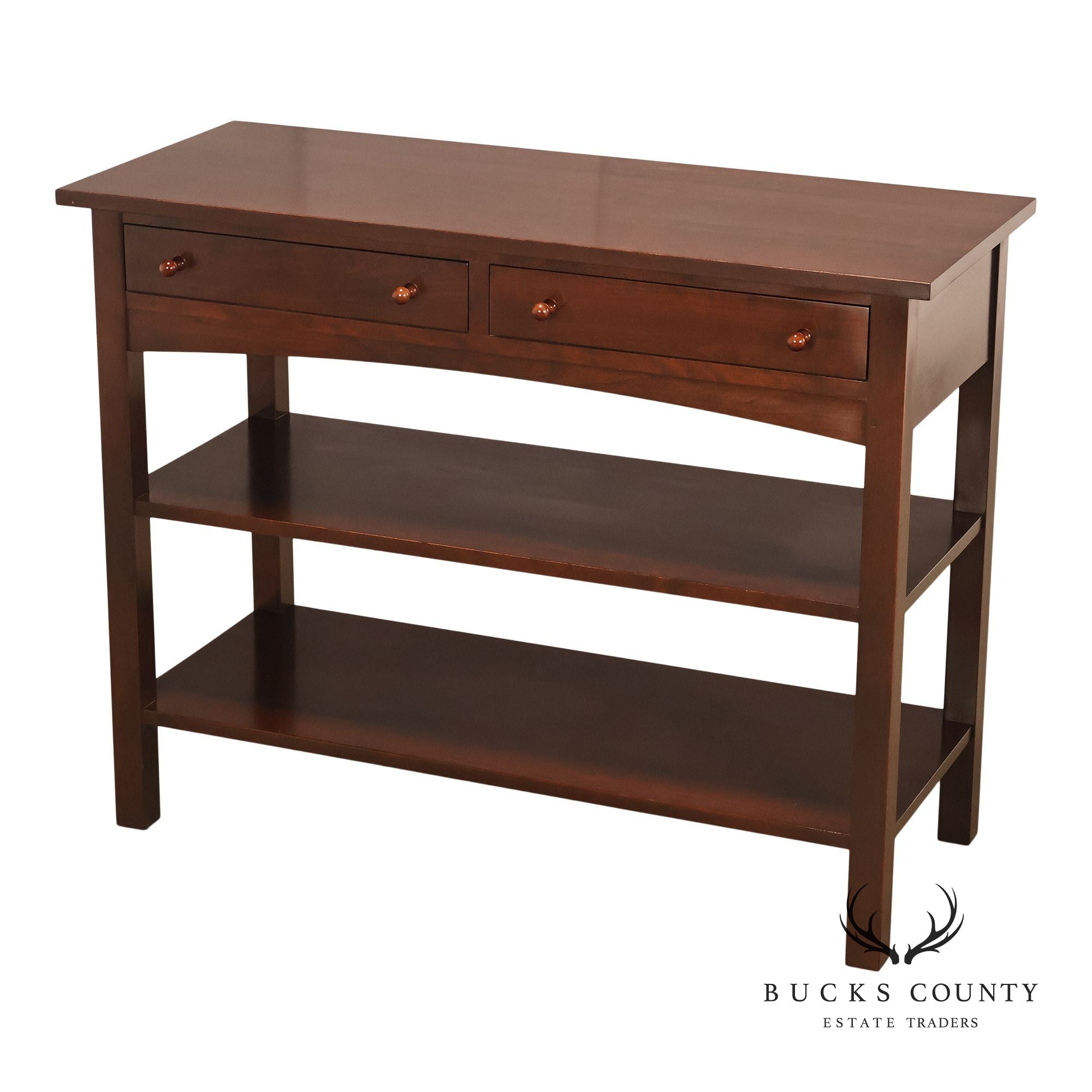 Stickley Mission Collection Cherry Server Console Table