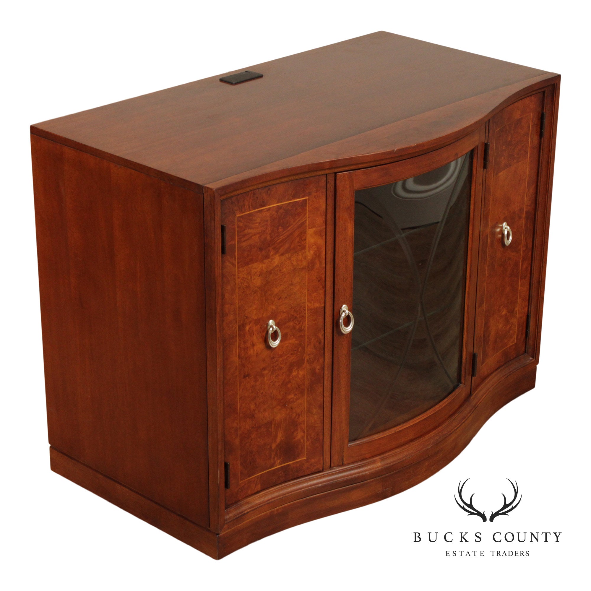 Thomasville 'Bogart' Mahogany Media Cabinet