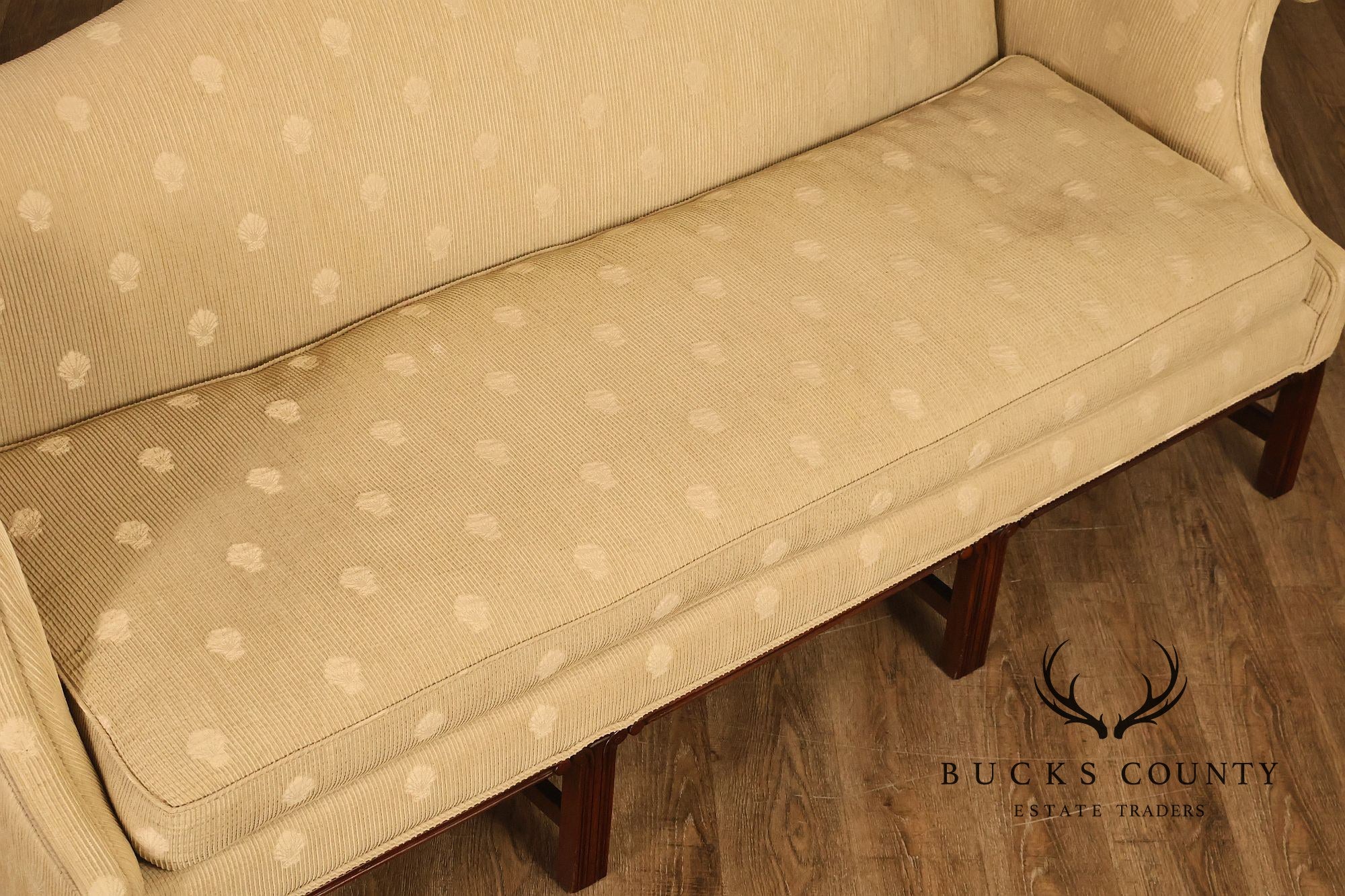 Chippendale Style Mahogany Frame Sofa