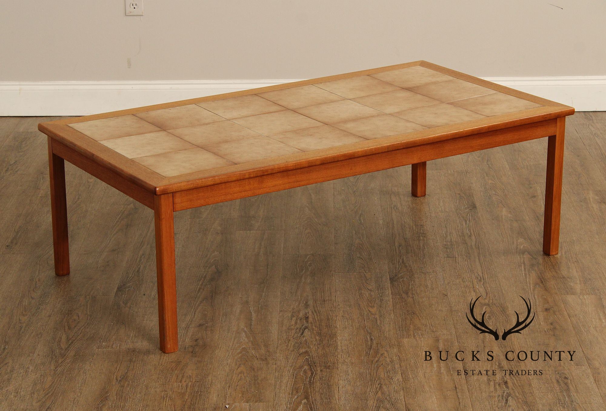 Møbelfabrikken Toften Danish Modern Tile Top Teak Coffee Table