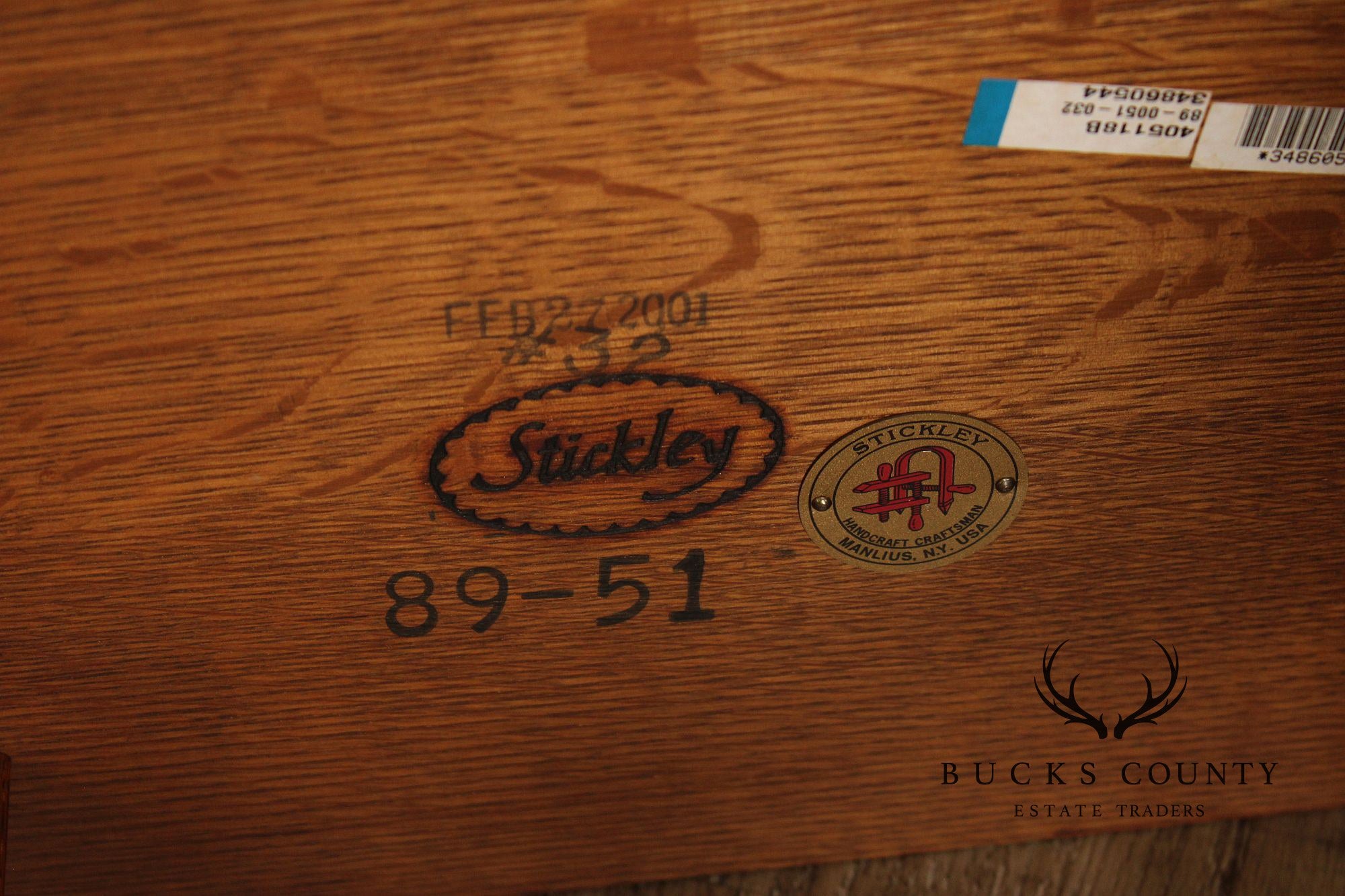 Stickley Mission Collection Oak Tabouret