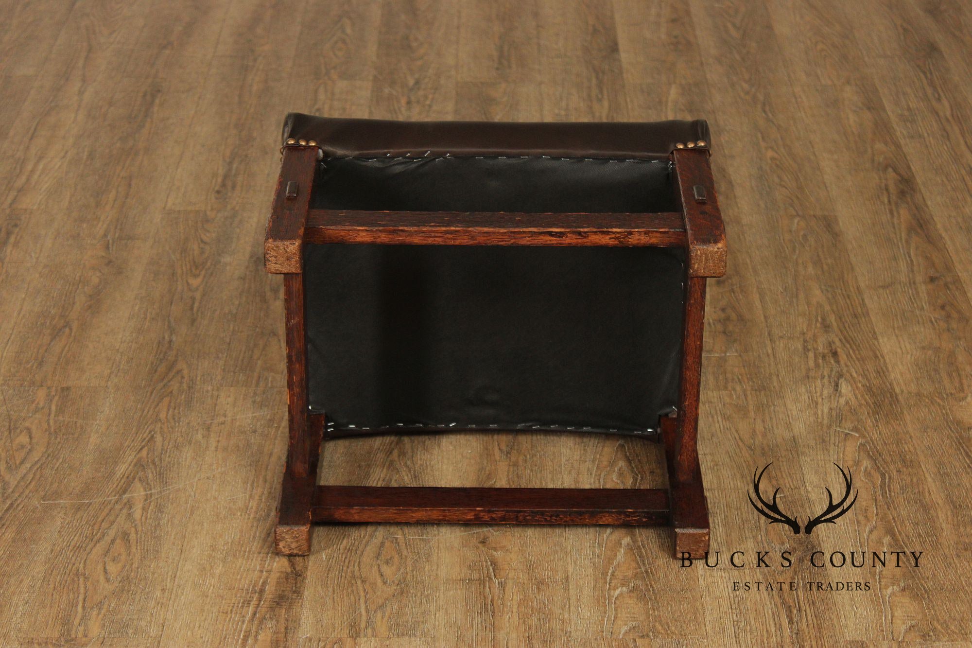 Antique Mission Oak Footstool