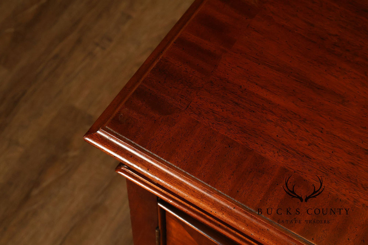 Century Furniture Georgian Style Mahogany Four-Door Buffet Sideboard