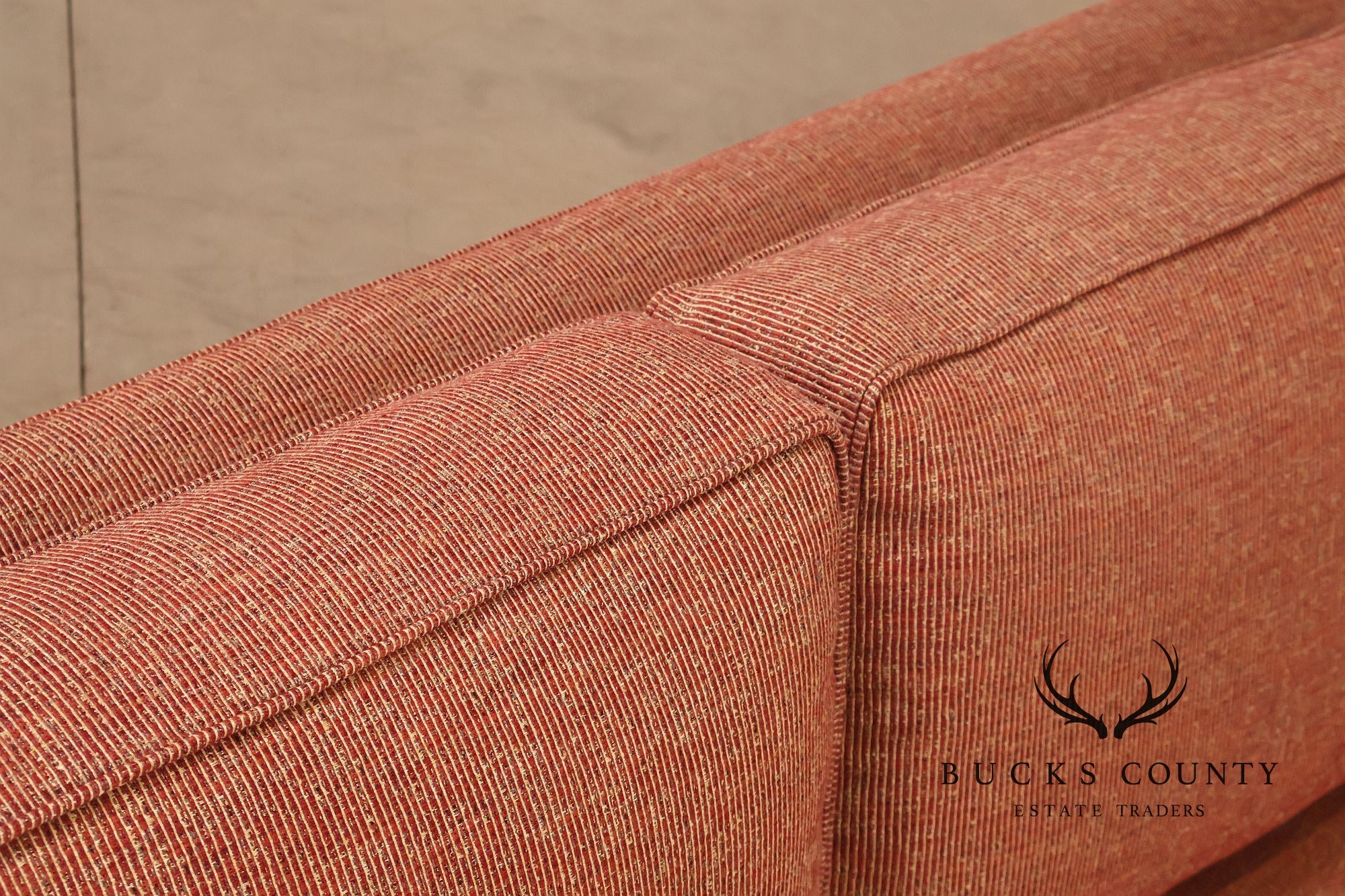 Contemporary Rolled Arm Upholstered Sofa