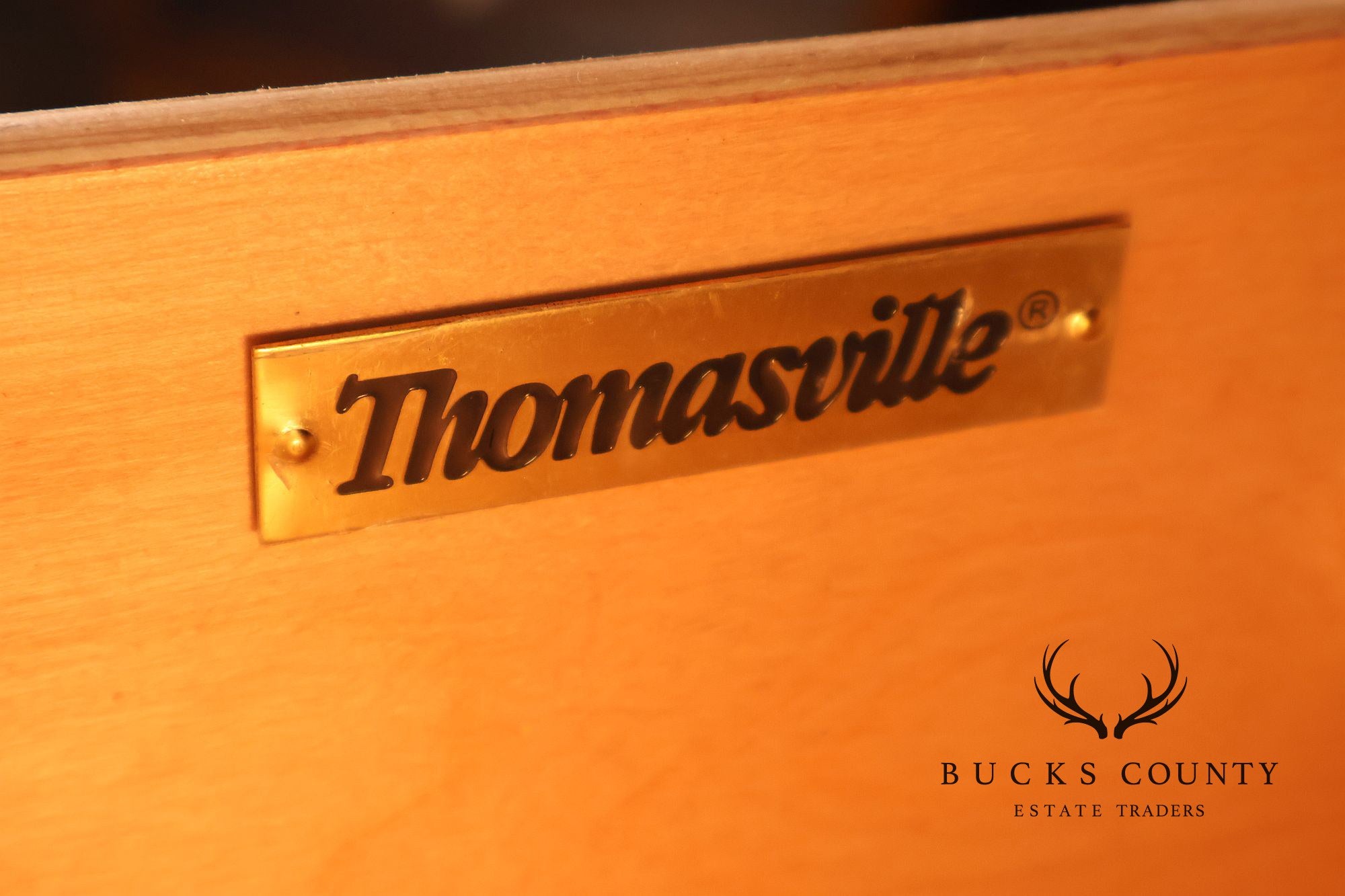 Thomasville Traditional Louis Philippe Style Cherry Lingerie Chest