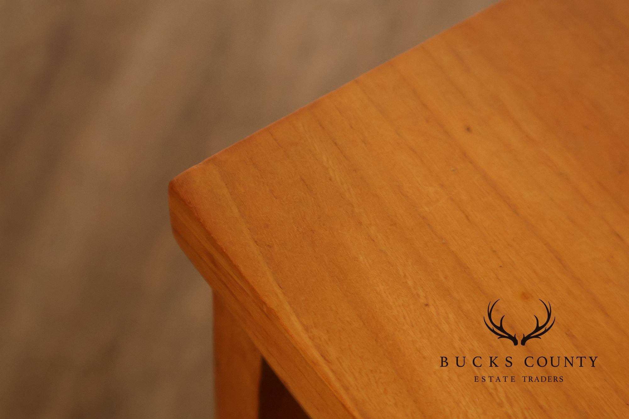 Mid Century Modern Pine Nightstand