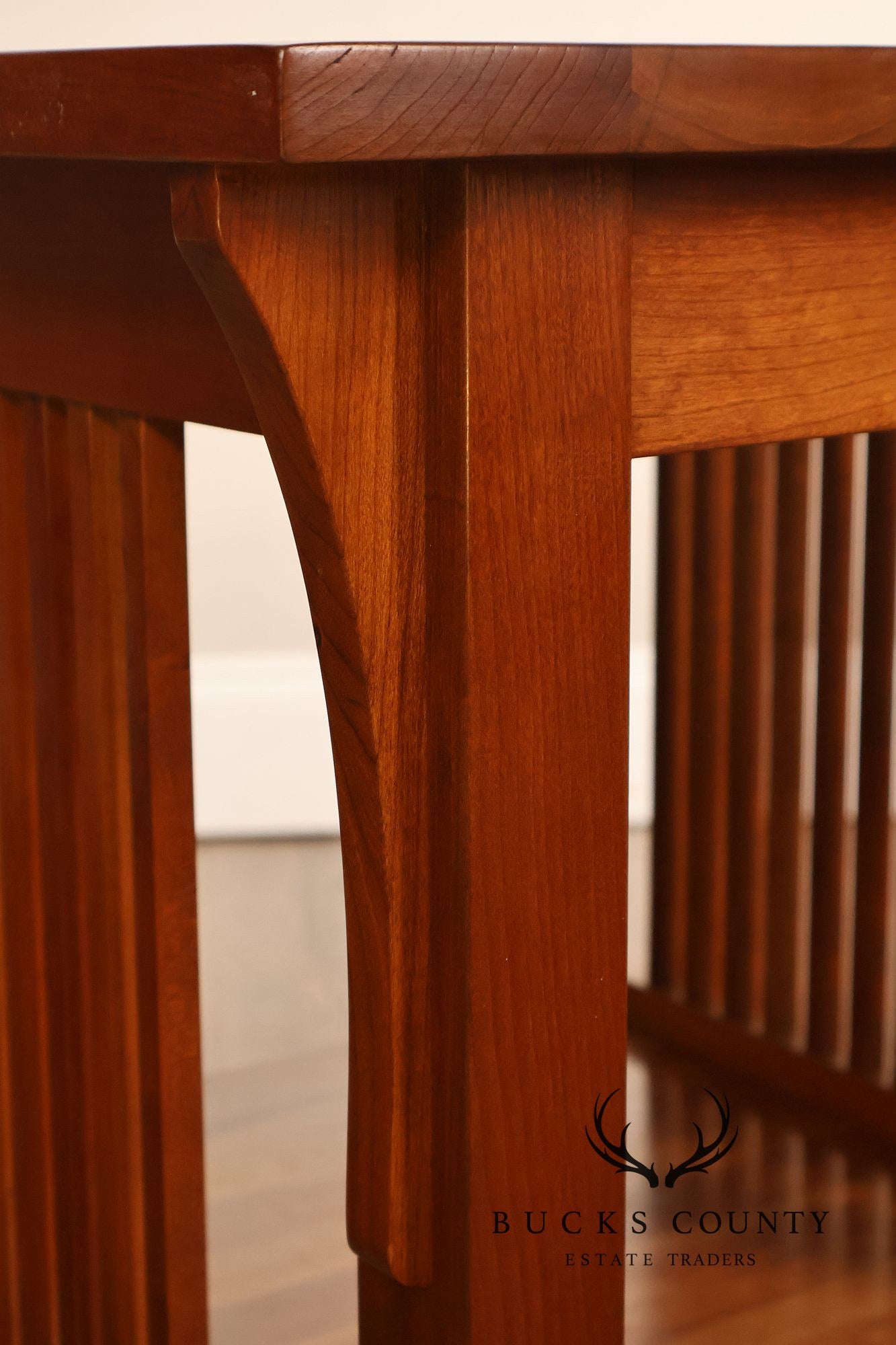 Stickley Mission Collection Pair Of Cherry End Tables