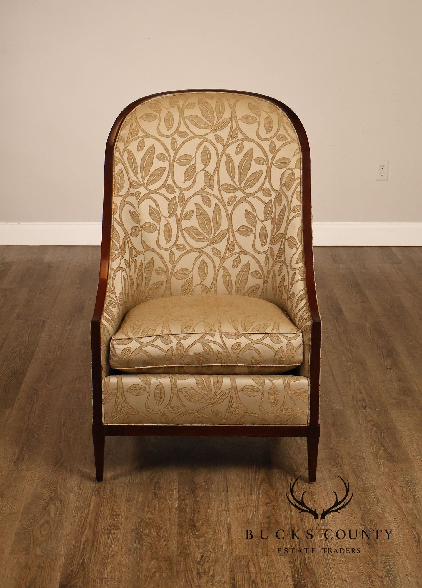 John Widdicomb High Back Upholstered Lounge Chair