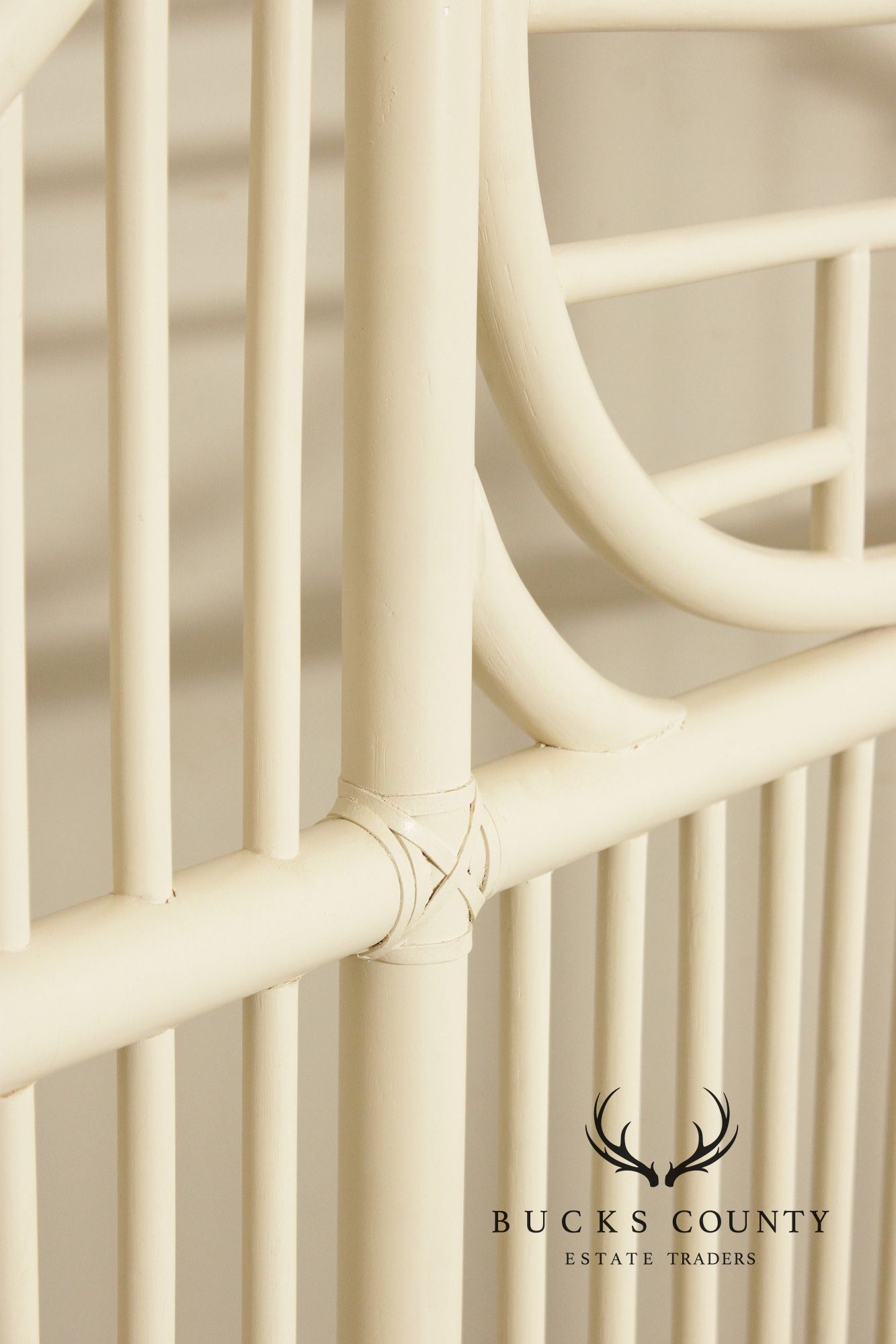 Serena & Lily King Size Cassia Rattan Bed Frame