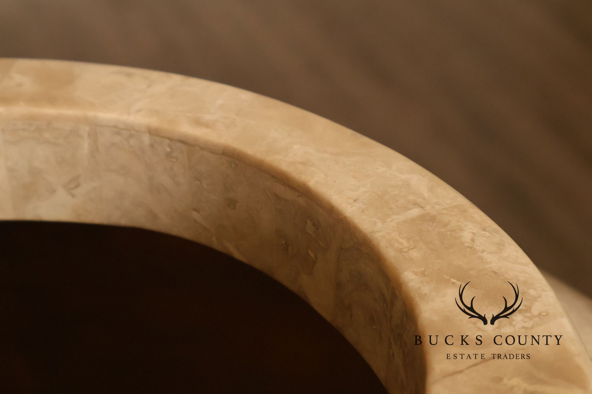 Contemporary Tessellated Stone Floor Vase