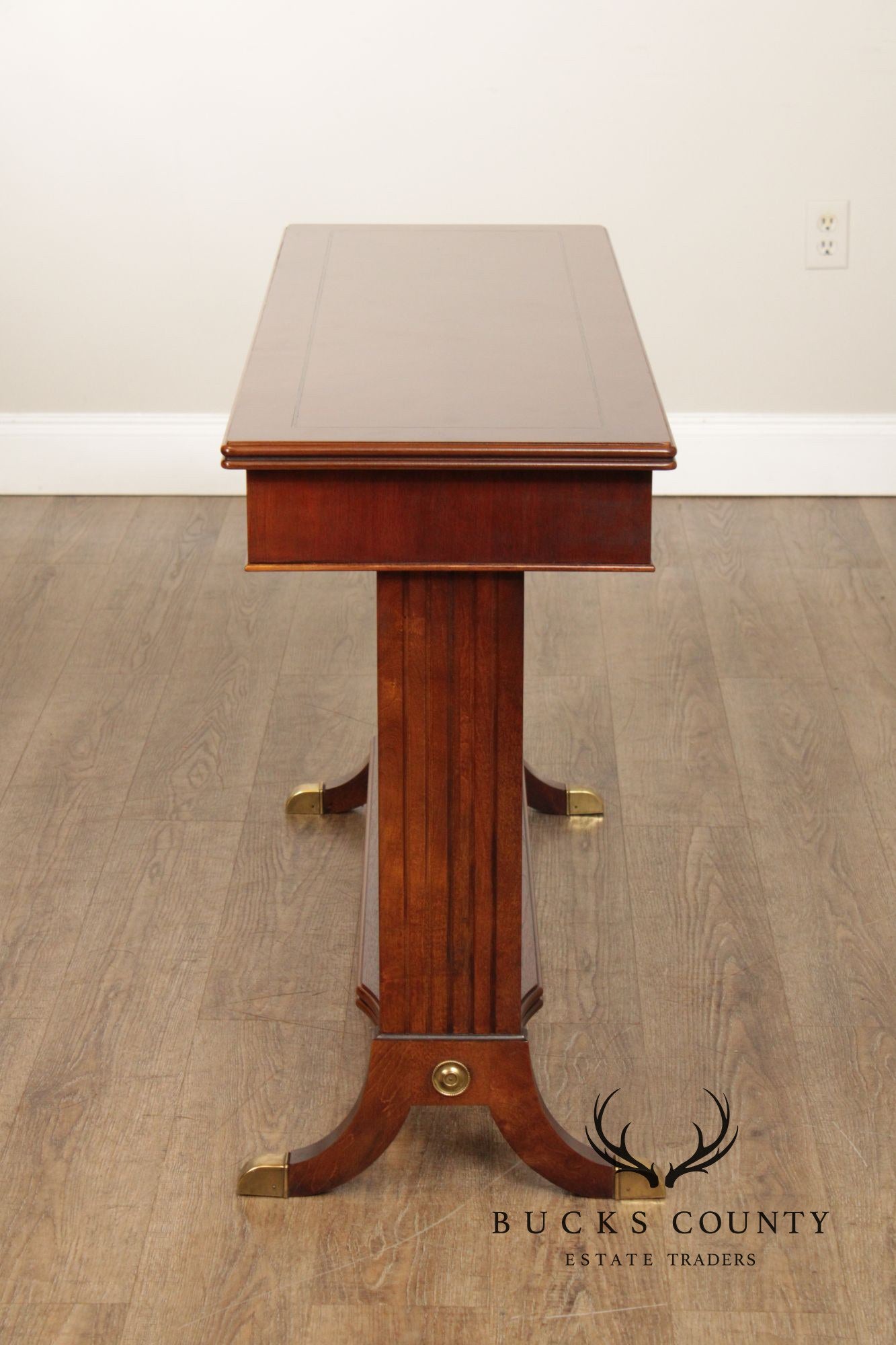 Lane Regency Style Mahogany Console Table