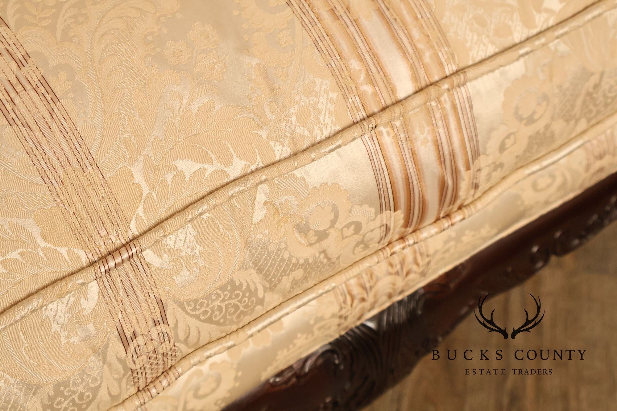 Century Furniture Chippendale Style Pair of Mahogany Sofas
