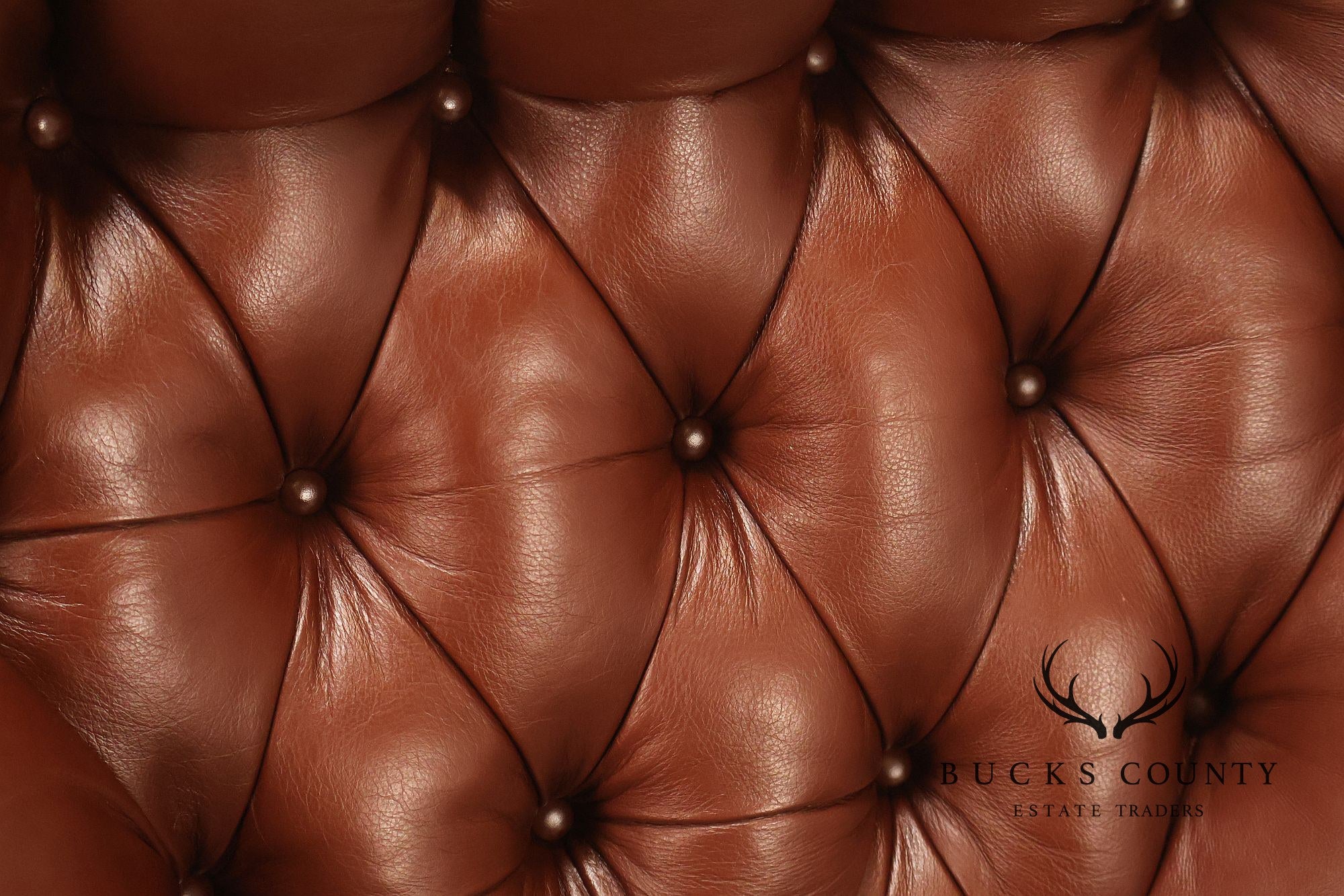 Stickley Tufted Leather 'Leopold' Armchair
