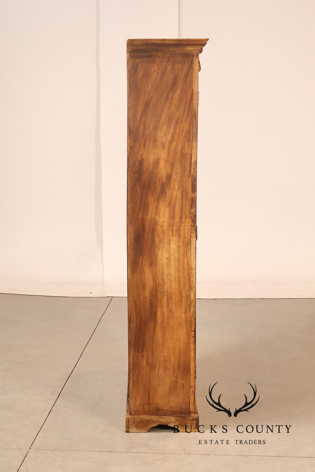 Antique Indian Teak and Wrought Iron Cabinet