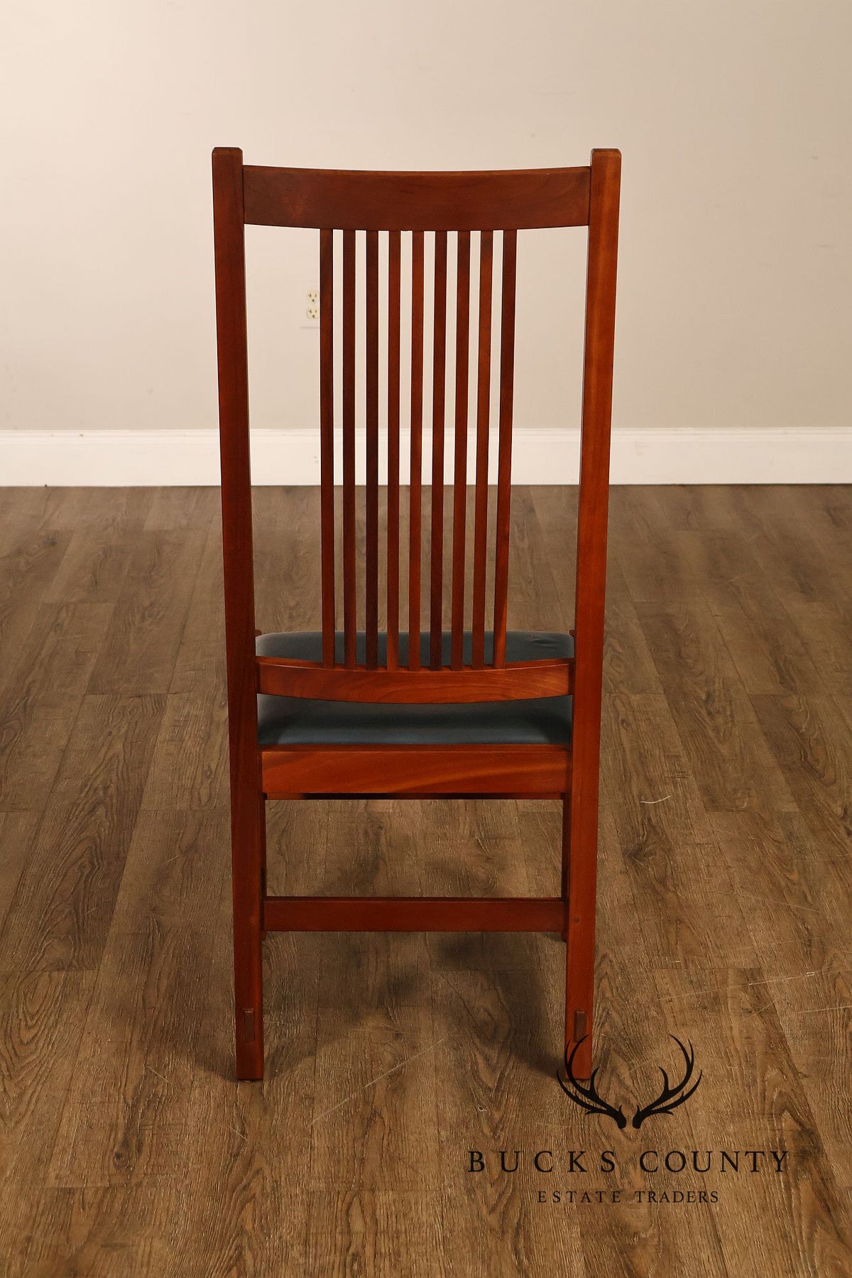 Stickley Mission Collection Cherry Set Of 6 Spindle Back Dining Chairs