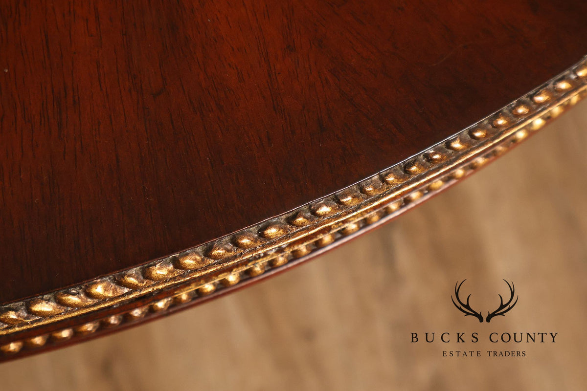 Italian Regency Style Mahogany Center Table