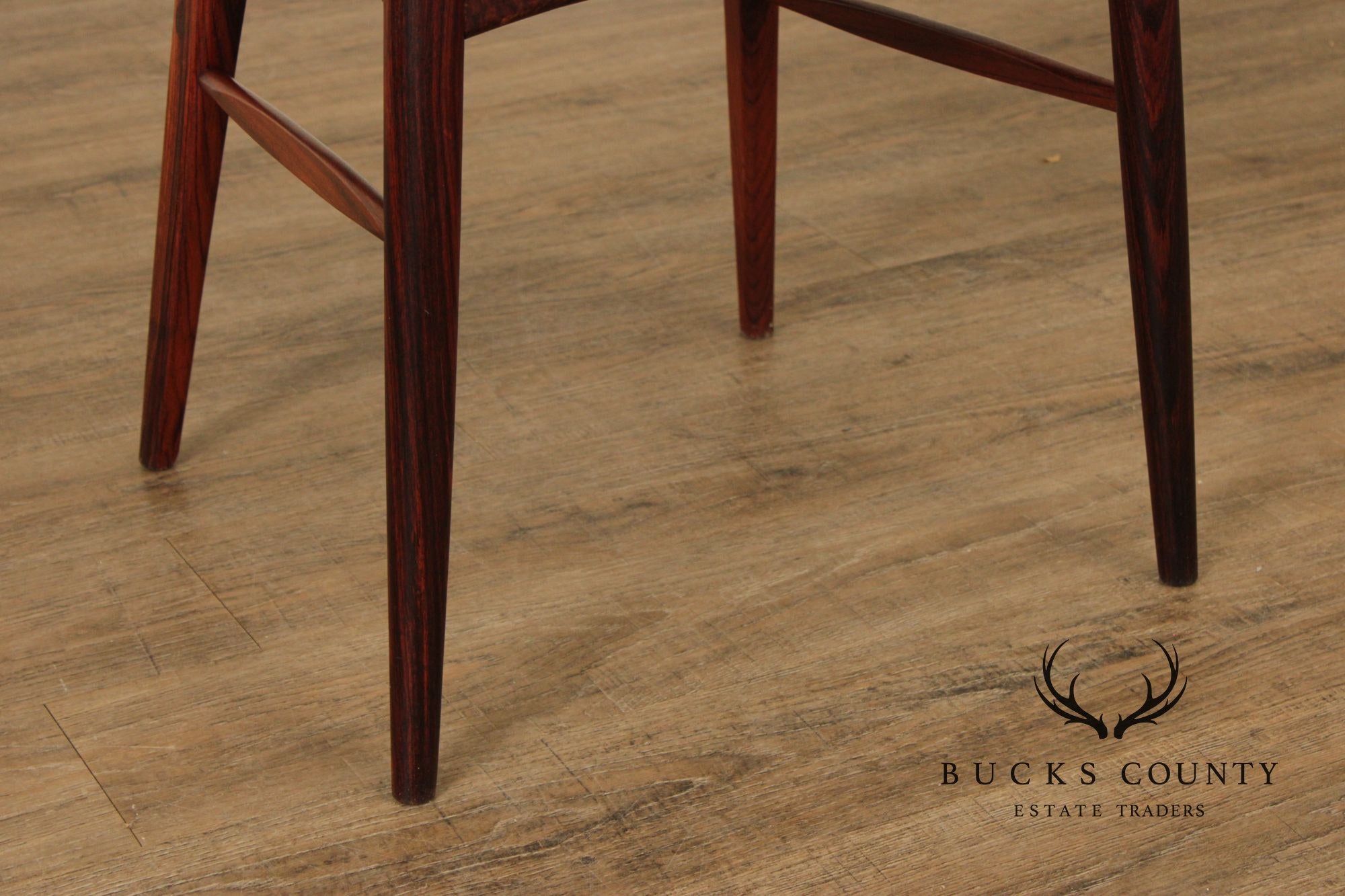 Niels Koefoed Danish Modern Set of Six Rosewood Eva Dining Chairs