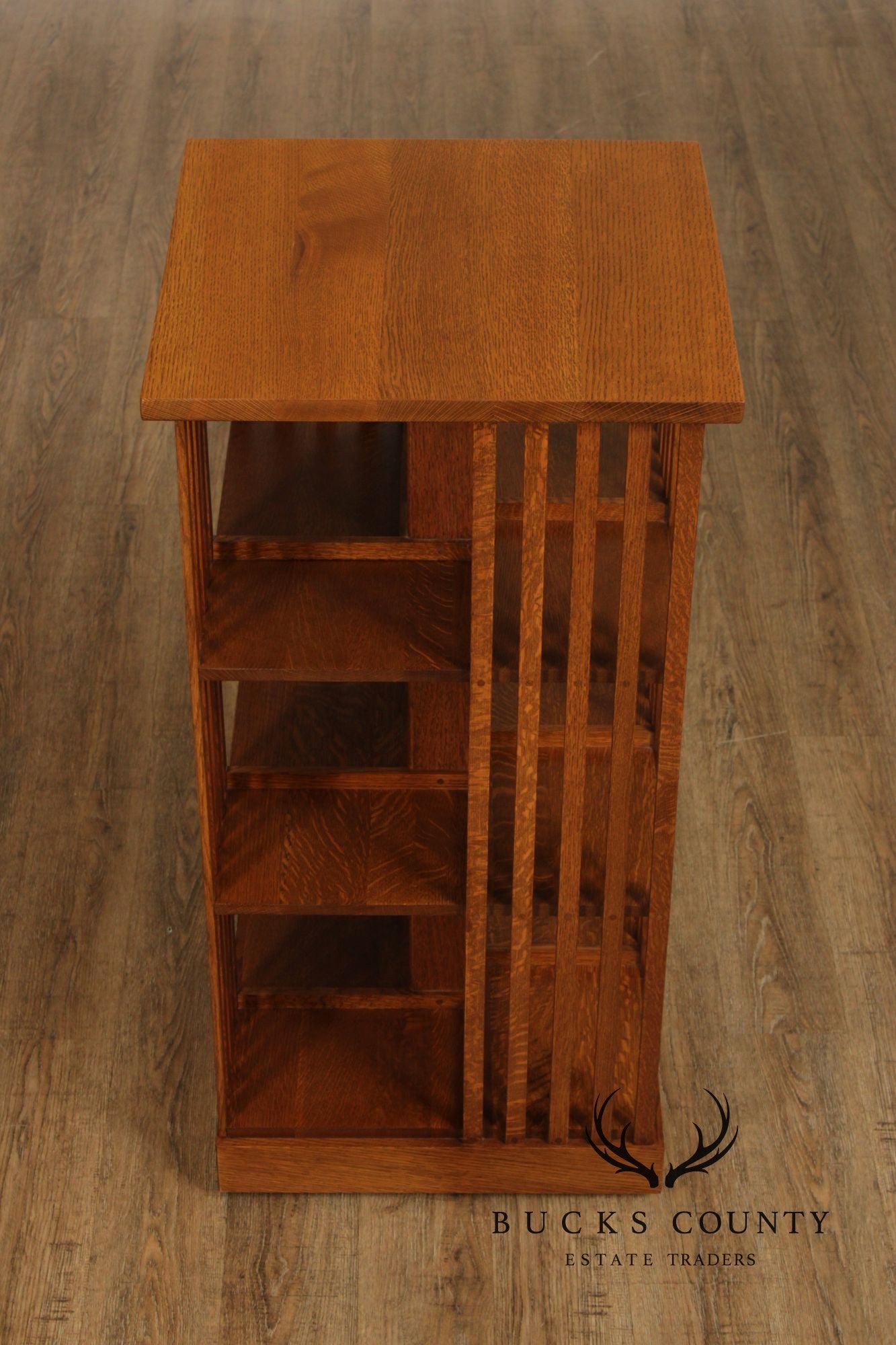 Stickley Mission Collection Oak Revolving Bookcase