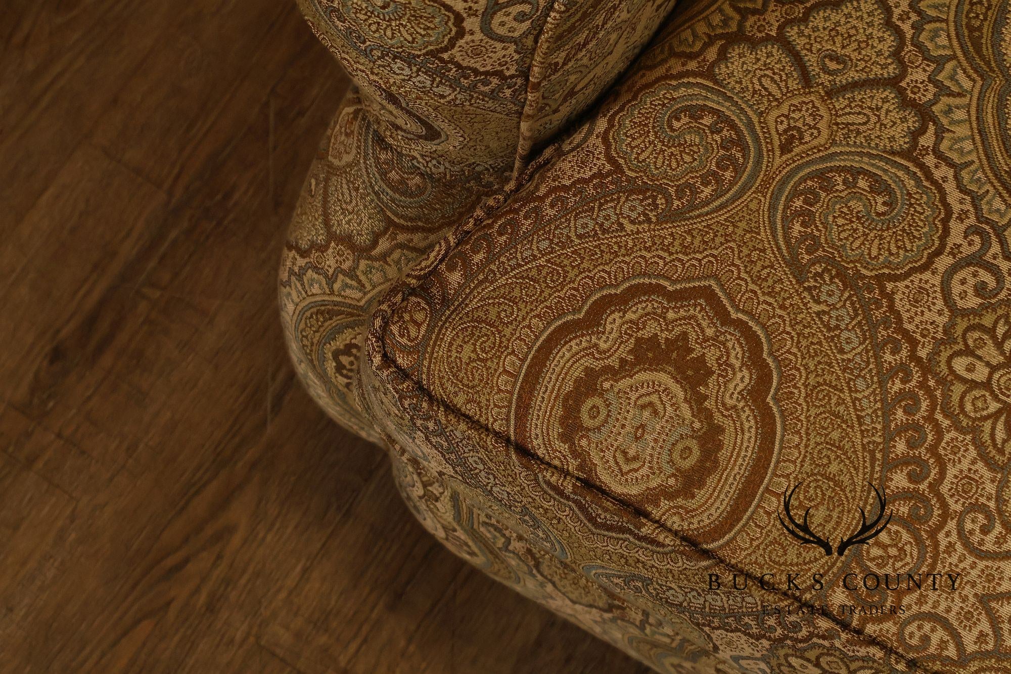 Bassett Traditional Style Upholstered Lounge Chair