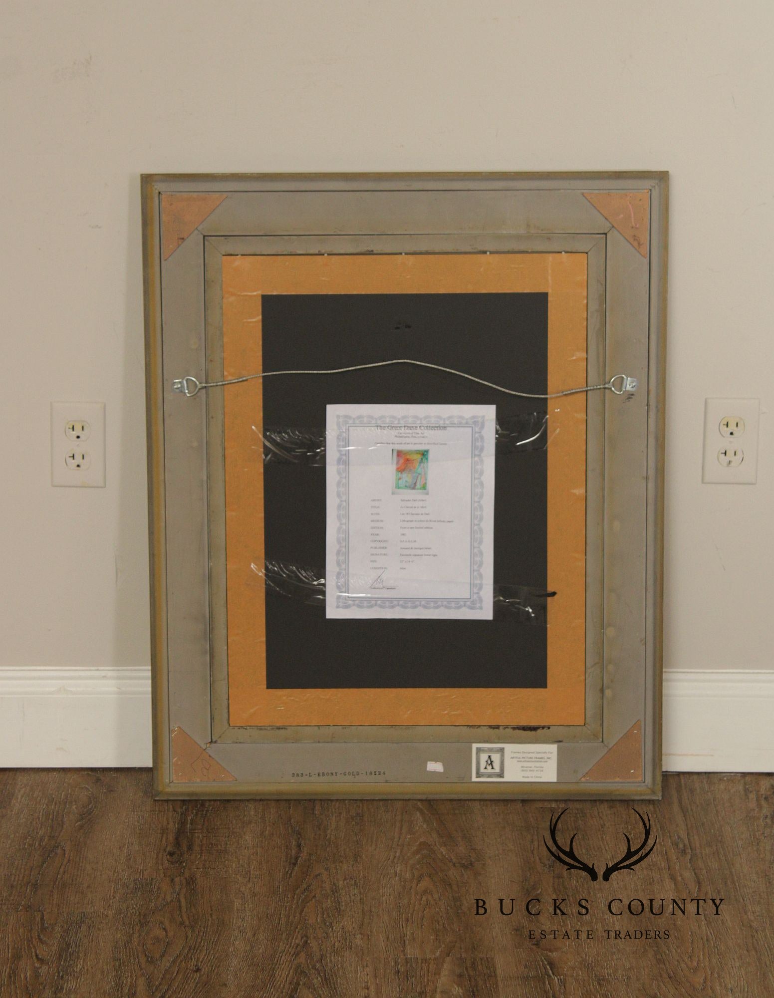 Salvador Dalí Framed Lithograph, 'Cheval De La Mort'