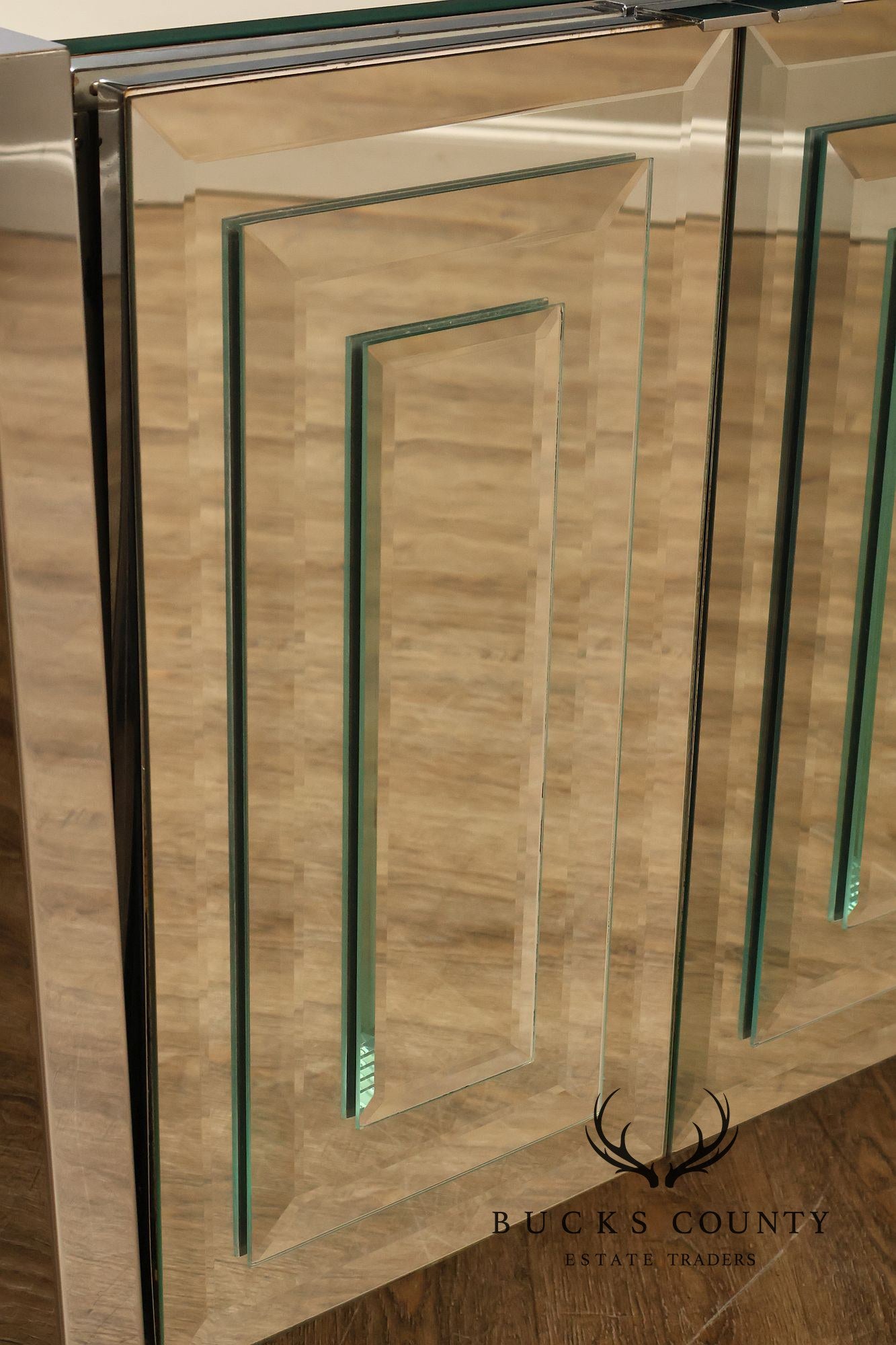 Ello Hollywood Regency Mirrored Dresser or Sideboard
