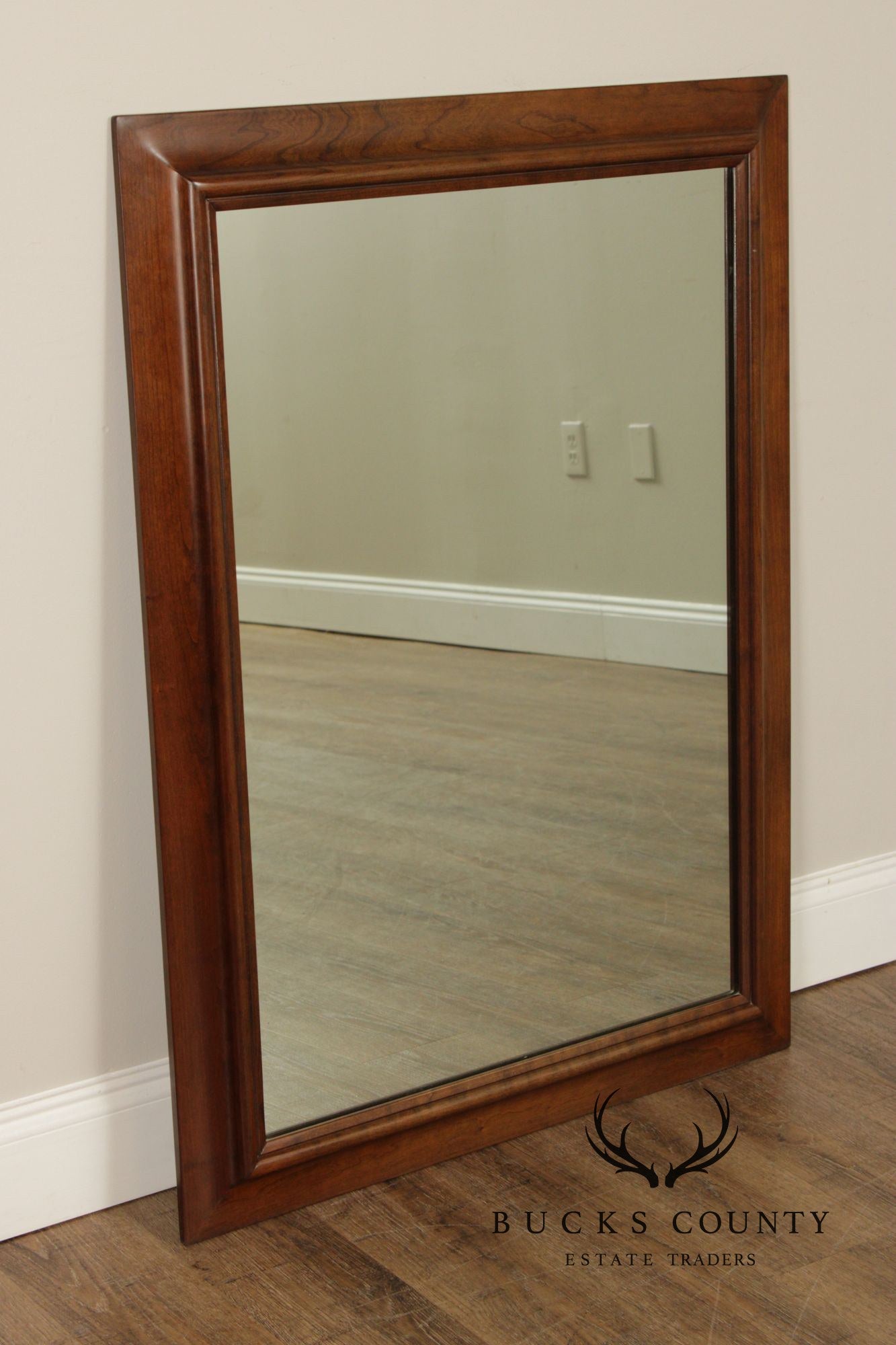 Stickley Traditional Cherry Frame Wall Mirror